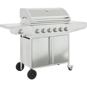 Vidaxl - Gas bbq Grill with 7 Burners Silver Stainless Steel Vidaxl - Gas bbq Grill with 7 Burners Silver Stainless Steel