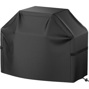 SJQKA BBQ Cover, 44 Inch for Small Gas Grills, Waterproof, Weatherproof, UV and Fade Resistant, with Hook and Loop Straps, Black SJQKA BBQ Cover, 44 Inch for Small Gas Grills, Waterproof, Weatherproof, UV and Fade Resistant, with Hook and Loop Straps, Black