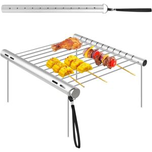 Tonchean - Portable bbq Grills, Charcoal Barbecue Grill, Stainless Steel Folding bbq Grill, Portable Mini Camping Grill for Picnics, Backyards, Tonchean - Portable bbq Grills, Charcoal Barbecue Grill, Stainless Steel Folding bbq Grill, Portable Mini Camping Grill for Picnics, Backyards,