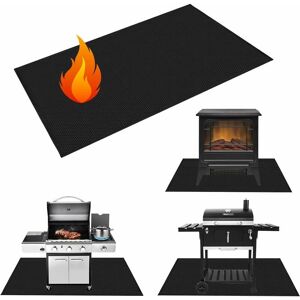 HOOPZI Protective Mat 100x182cm Barbecue Mat Outdoor Floor Grill Mat Anti Fire BBQ Mat Reusable Easy to Clean Waterproof Fire Pit Mat for Lawn Patio HOOPZI Protective Mat 100x182cm Barbecue Mat Outdoor Floor Grill Mat Anti Fire BBQ Mat Reusable Easy to Clean Waterproof Fire Pit Mat for Lawn Patio