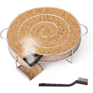 BEIJIYI Stainless steel cold smoke generator for smoking meat and fish with cleaning brush BEIJIYI Stainless steel cold smoke generator for smoking meat and fish with cleaning brush