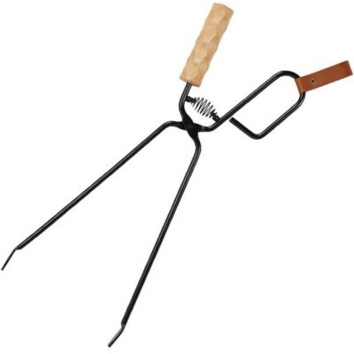 TINOR Barbecue Charcoal Tong Ergonomic Handle Chimney Tong Iron Charcoal Tongs TINOR Barbecue Charcoal Tong Ergonomic Handle Chimney Tong Iron Charcoal Tongs