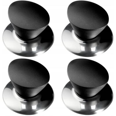 KADAX - Lid Knob Set - Black - 4-pack KADAX - Lid Knob Set - Black - 4-pack