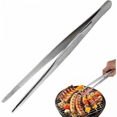 MCBOSON Kitchen tongs, cooking tongs, kitchen tongs, meat tongs, barbecue tongs, stainless steel kitchen tongs, 20 cm MCBOSON Kitchen tongs, cooking tongs, kitchen tongs, meat tongs, barbecue tongs, stainless steel kitchen tongs, 20 cm