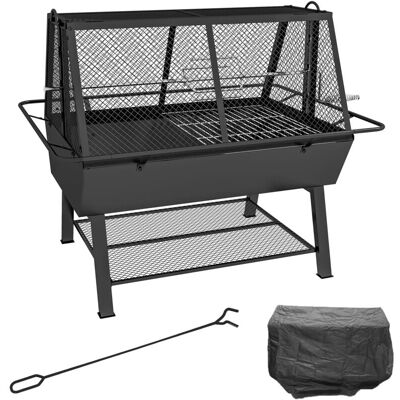 Outsunny - 3-in-1 Rotisserie Grill - Fire Pit - BBQ Grill Outsunny - 3-in-1 Rotisserie Grill - Fire Pit - BBQ Grill