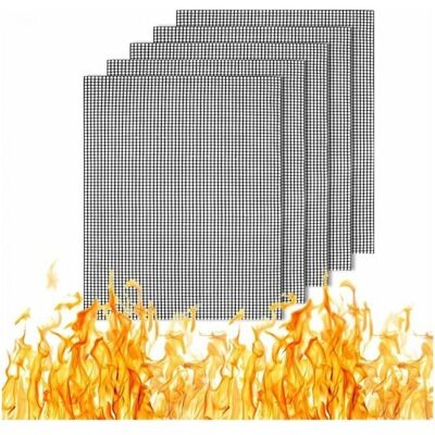 Pack of non-stick grill mats, reusable bbq grill mats, durable grill mats, grill mats for charcoal, gas and electric grills Ymyny Pack of non-stick grill mats, reusable bbq grill mats, durable grill mats, grill mats for charcoal, gas and electric grills Ymyny