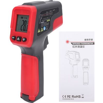 OEM Infrared Thermometer, Non-contact Digital Heat Gun For Food Cooking, Bbq, Pizza Oven, Grill, Frying Pan, Basic Accessories - 50 To 550 °c (single Aiming Point) OEM Infrared Thermometer, Non-contact Digital Heat Gun For Food Cooking, Bbq, Pizza Oven, Grill, Frying Pan, Basic Accessories - 50 To 550 °c (single Aiming Point)