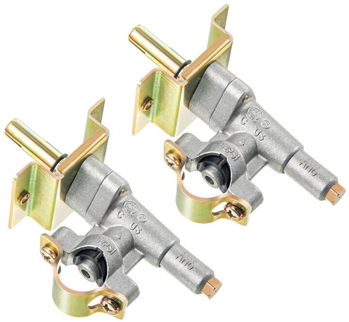 TLILY 2 Pack Griddle Burner Control Valve Compatible for Grill Griddle, Gas Parts Replacement