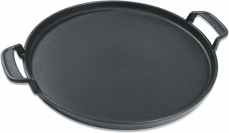 Dewdat - 30cm Round Griddle for 57cm Weber Charcoal Grills, Weber Gourmet Grill System, Weber One-Touch, Cast Iron Griddle Replacement Part