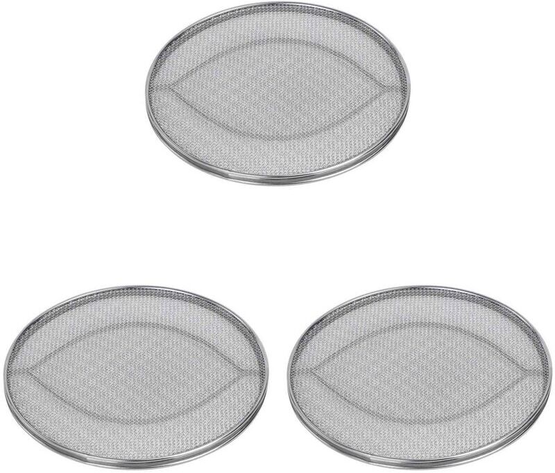 TLILY 3X Stainless Steel Splatter Shield for Foodi FG551, Smart xl 6 in 1 Indoor Grill Accessories Reusable