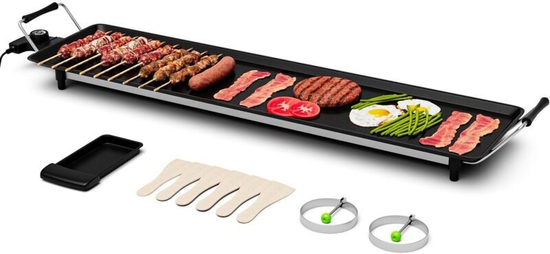 Costway - Electric xxl Teppanyaki Table Grill 90 x 23CM Non-Stick Griddle bbq Hot Plate