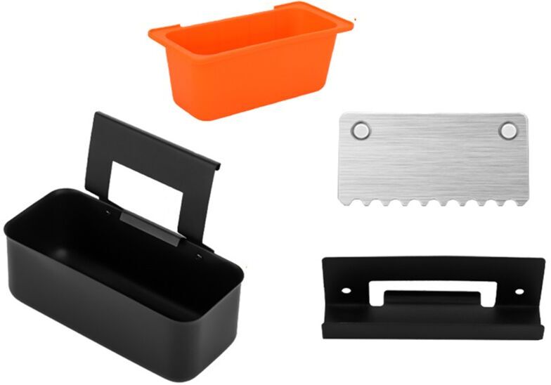 TLILY Grease Catcher, and Silicone Grease Cup Storage, Suitable for 17, 22, 28, 30, and 36-Inch for Blackstone Grease Trap