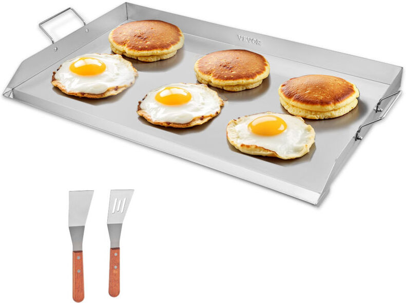 Vevor - Stainless Steel Griddle, 36x22 inch Universal Flat Top Rectangular Plate, Gas Grill Griddle for bbq Grill, Teppanyaki, Portable Family
