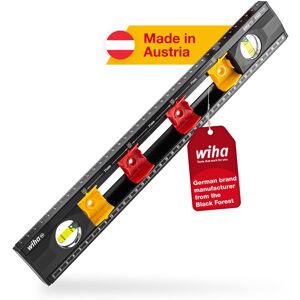 Wiha Electrician's spirit level 40 cm for professionals, with marking aid for electrical installations, distance markings for flush sockets + pre-cast