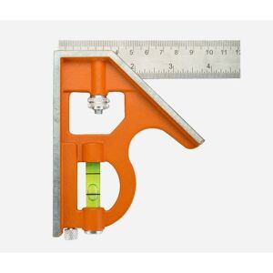 CS150 150mm 6 Carpenters Combination Square Stainless Steel BAHCS150 - Bahco