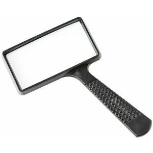 OSUPER 10X Portable Magnifying Glass, Rectangular Magnifying Glass, Scratch Resistant Glass Lens for Elderly Reading, Hobby, Repair, Observation