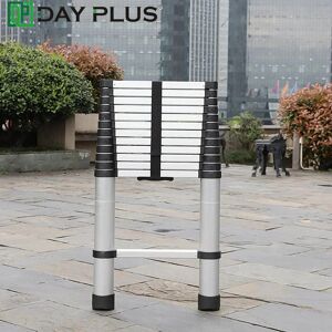 DAY PLUS 12.5FT Telescopic Extension Aluminum 3.8m Step Ladder Folding Multi Purpose