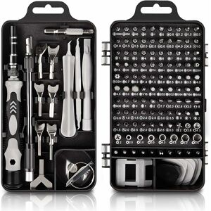 LANGRAY 135 in 1 Precision Screwdriver Set diy Repair Tools Kit for Phone Laptop pc Glasses, Small Screwdriver Bits Kit with Magnetic Memory Mat