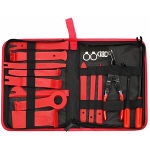 Lune - 19 Pieces Trim Tools, Tough Auto Removal Tool with Clip Puller - for Panel Accessories Door Radio Car Dashboard Installer Pry Tool