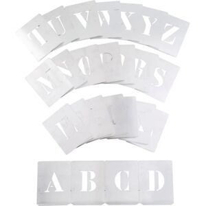 Kennedy - 200mm (Set of 26) Zinc Stencil Letters