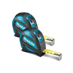 Makita - 2x B-68513 Magnetic 7.5m Premium Tape Measure 7.5 Metres Metric 2 Sided