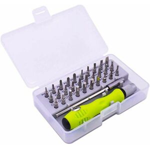 Alwaysh - 32 Pieces Screwdriver Kit Portable Precision Screwdriver Repair Tools for Phone, Computer, Toys, Glasses, Watches etc