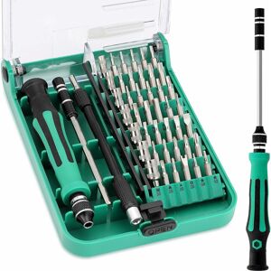 TINOR 45 in 1 Precision Screwdriver Kit Tools Small Box Magnetic Precision Screwdriver Screwdriver Repair Tools For Computer, Laptop, iPhone, Glasses,