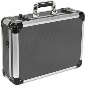 LOOPS 450 x 330 x 150mm Aluminium Tool Case & Electronics Storage Adjustable Dividers