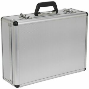 Loops - 450 x 350 x 155mm Aluminium Tool Case & Electronics Storage Adjustable Dividers