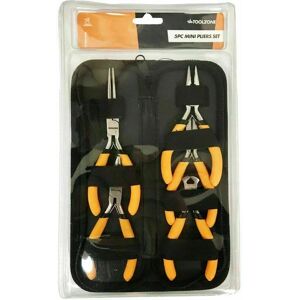 5pc Mini Plier Set in Zip Case Hand tool Tools Jewellery diy - Toolzone