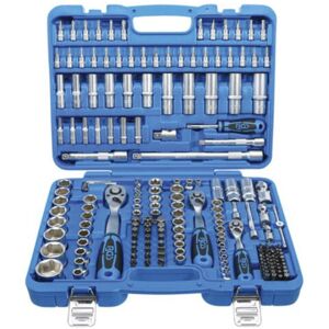 Hex Socket Set and Accessories - 6,3 mm / 10 mm / 12,5 mm - 192 pcs - 2243 - Bgs Technic