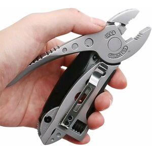 Outdoor Camping Wrench Adjustable Screwdriver Water Pump Pliers Pocket Multifunction Tool Denuotop