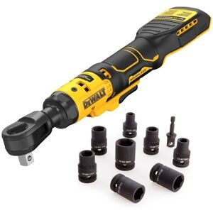 Dewalt - DCF512N 18v xr 1/2 Open Head Ratchet Variable Speed Bare Socket Set 9Pc