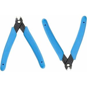 HOOPZI Diagonal Cutting Pliers Cutting Pliers Electrical Cable Snips, Precision Electrical Wire Cable Cutter Mini Diagonal Side Cutter Flush Cutter, Pack of