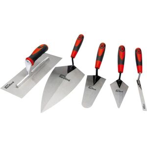 Berkfield Home - Draper Tools Five Piece Trowel Set Carbon Steel 69153