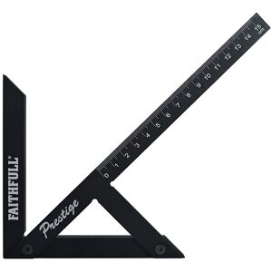 75R150 Prestige Centre Finder Gauge Black Aluminium 150mm FAICSQ15CNC - Faithfull