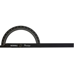 Prestige Angle Gauge Black Aluminium 150 x 270mm faigaugecnc - Faithfull