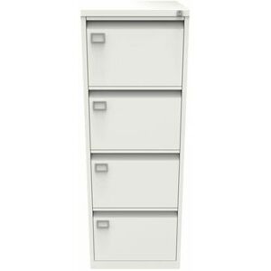 4 Drw Filing Cab White - KF78667 - Jemini