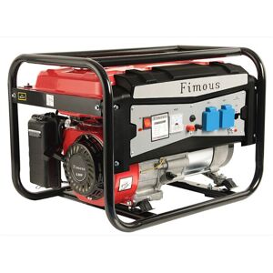 Fimous - Petrol Generator 6800W 3.1 Kw 8HP Recoil Start 2 uk 240V Standard Plug Sockets