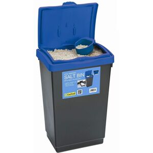 Garden Winter Salt Bin Blue Lid for Storage - 47 Litres - Garland