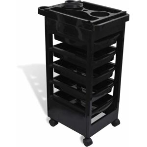 Berkfield Home - Hair Salon Plastic Trolley with Wheels