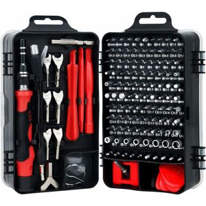 Groofoo - Hand Tools 135 in 1 Precision Screwdriver Kit Tools, Mini Repair Tool Set, S2 Steel Precision Screwdriver Set for Mobile Phones, Laptop,