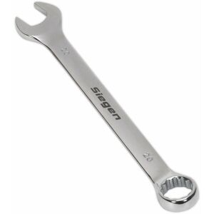 LOOPS Hardened Steel Combination Spanner - 20mm - Polished Chrome Vanadium Wrench