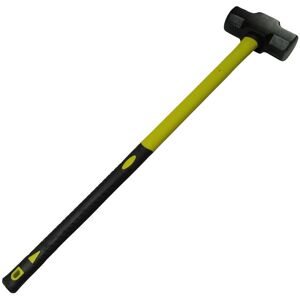 SECUREFIX DIRECT Heavy Duty Lump Sledge Hammer with Fibreglass Handle 7LBS (Long Club Sledgehammer)