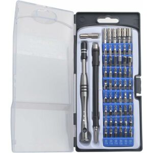 Hoopzi - Kit of 57 pieces Magnetic Precision Screwdriver Bits Multi-function Repair Tools with 54 Bits Ideal for Mobile Computer Smartphone, Laptop,