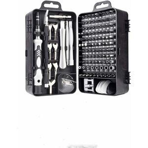 135 in 1 Mini Precision Magnetic Screwdriver - Repair Tool Kit for iPhone, Laptop, Watch with Storage Organizer, Black - Langray