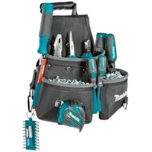 E-15207 3 Pocket Screw Nails Fixings Tool Belt Holder Pouch Strap System - Makita