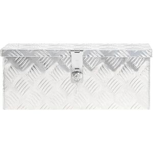 Berkfield Home - Mayfair Storage Box Silver 50x20.5x15 cm Aluminium