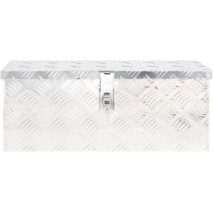 Berkfield Home - Mayfair Storage Box Silver 60x23.5x23 cm Aluminium