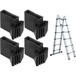 AOUGO Pcs,Replacement Ladder Feet,Rubber Ladder Feet,Ladder Safety Feet,Ladder Protective Cover,Ladder Accessories,For Telescopic Ladder,Herringbone Ladder